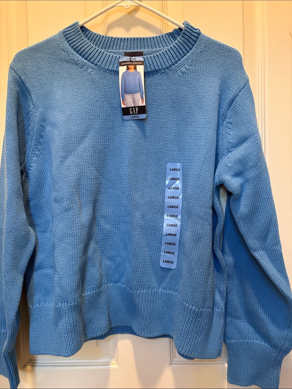 GAP Sky Blue Women's Crewneck Sweater